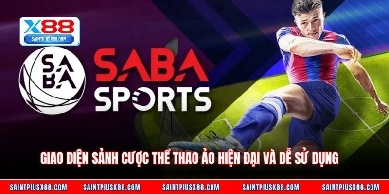 Giao diện sảnh cược thể thao ảo hiện đại và dễ sử dụng